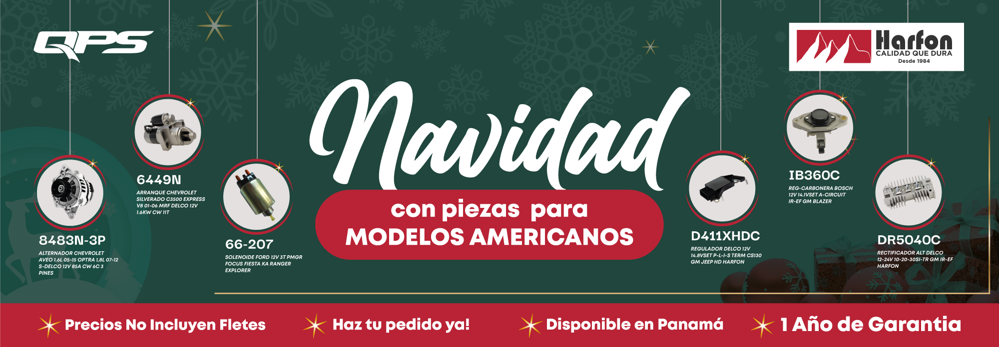 Navidad con piezas para modelos Americanos